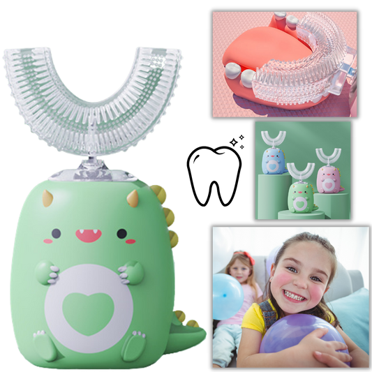 Brosse à dents électrique en U pour enfants
