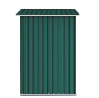 Abri de jardin vert - métal - 205 x 183 x 129 cm